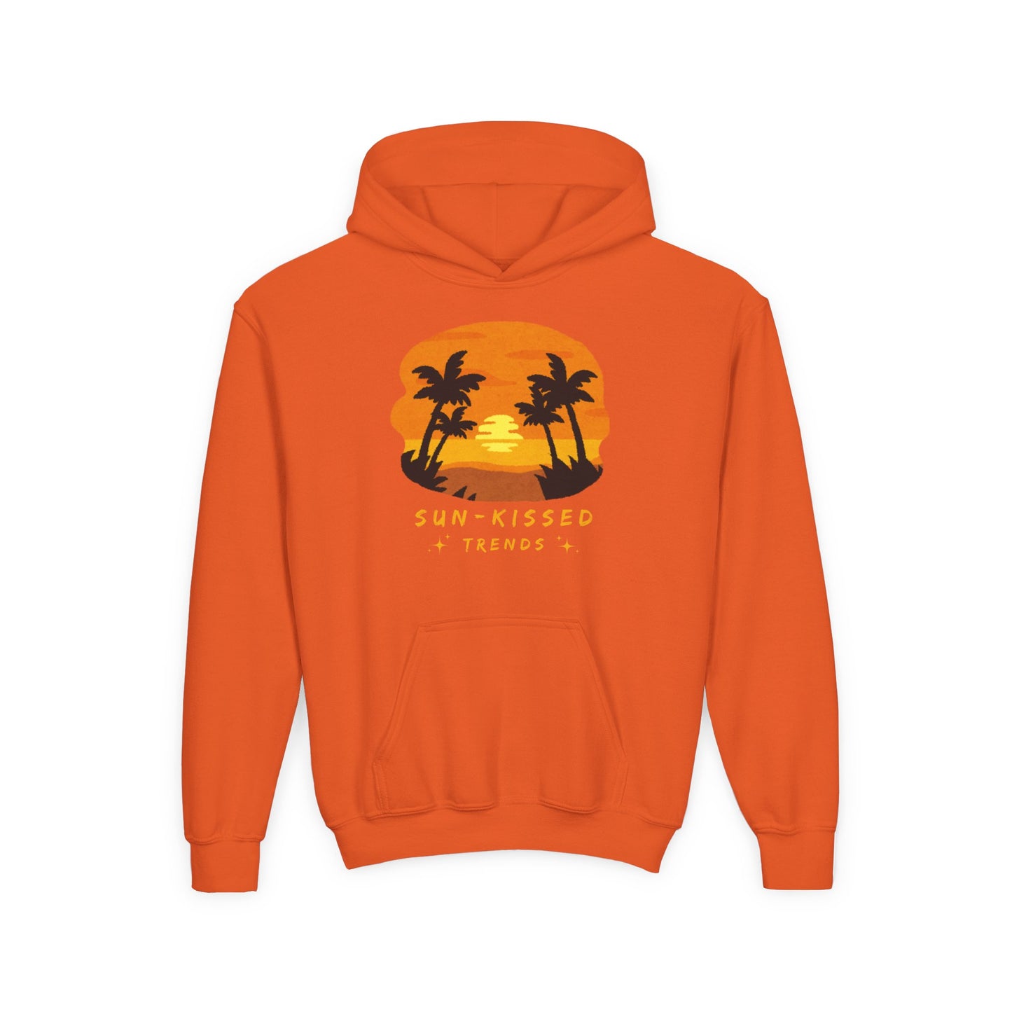 Youth Sweatshirt | Sun-Kissed Tropical Hoodie for Summer Adventures, Beach Blanket, Casual Wear, Gift for Kids